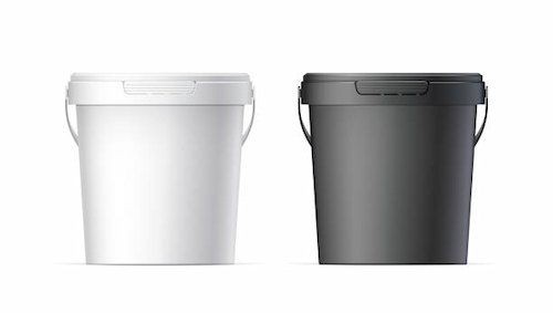 سطل پلاستیکی صنعتی مقاوم در برابر ضربه و تغییر شکل
